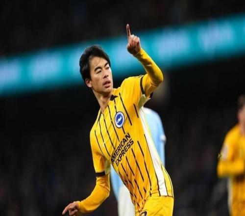 继冈崎慎司之后，三笘薰是第二位英超对曼城进球的日本球员