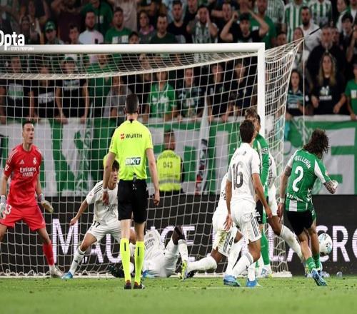 连续10场西甲丢球，为皇马自2004年以来单赛季最长纪录