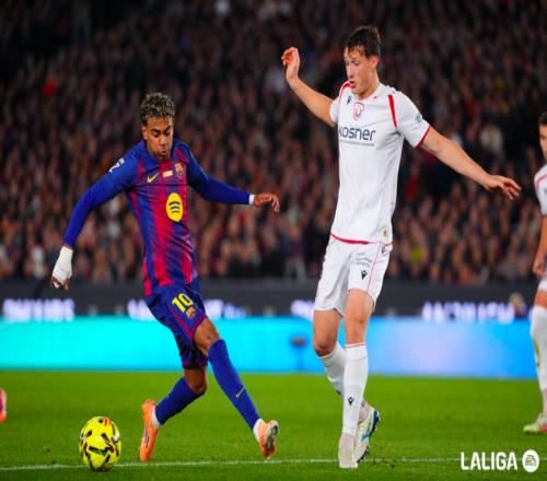 三场20！巴萨联赛7连胜7分领跑利物浦5场不败切尔西重返前4