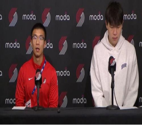 杨瀚森赛后采访：乐观回应此前8场被弃用全力以赴+每天学英语