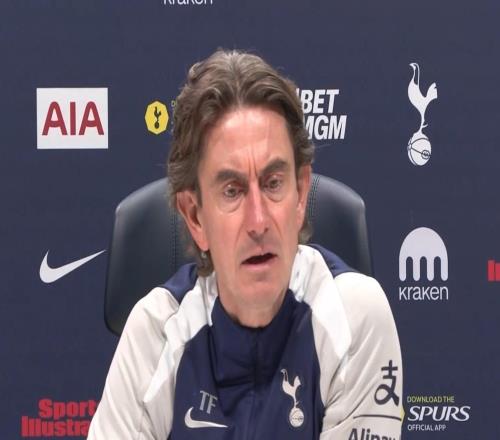 弗兰克：我理解球迷赛后嘘我们，但比赛时要有坚不可摧的氛围