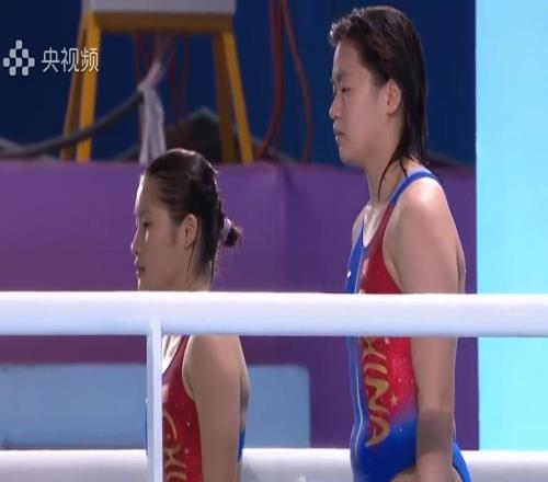 全运会跳水女子团体全红婵亮相，助广东队夺得金牌