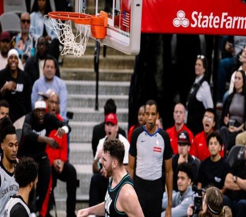 115110！杨瀚森2分2篮板2封盖，阿夫迪亚三双，开拓者险胜马刺