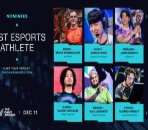 你认可吗TGA年度电竞选手候选出炉超威载物领衔小孩Faker无缘