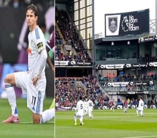 邮报：英超单膝跪地仪式再次被嘘，利兹前锋勒温拒绝下跪