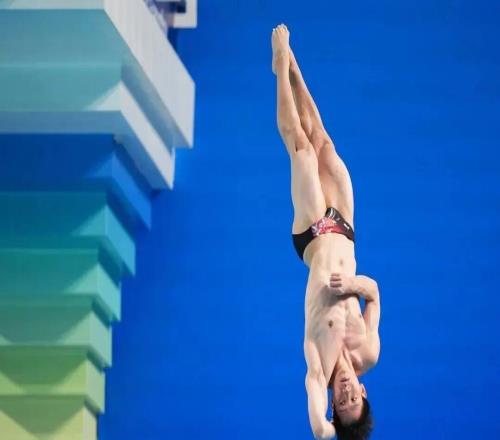 八连冠广东队勇夺十五运会跳水男团金牌