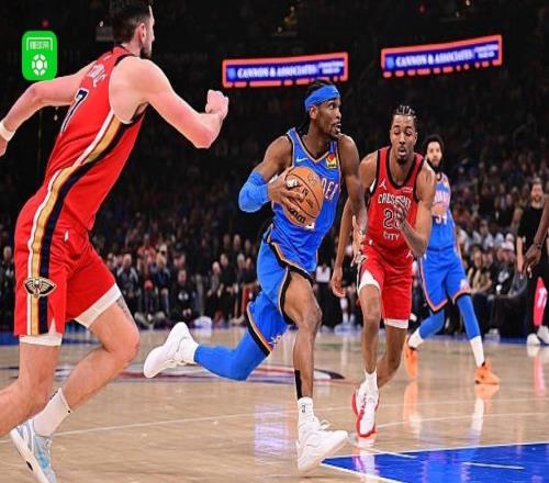 雷霆10495鹈鹕终结连败，亚历山大29+6+4，霍姆格伦20+14