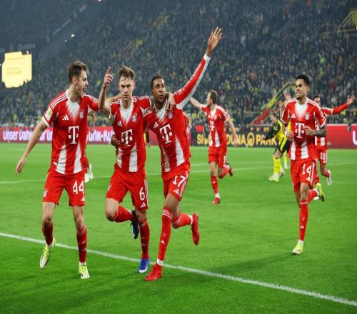 拜仁本赛季在德甲比赛最后15分钟共进26球，已追平队史纪录