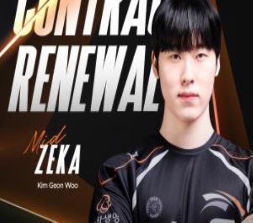 HLE官宣与中单Zeka续约一年：再次向巅峰挑战，与HLE谱写未来征程