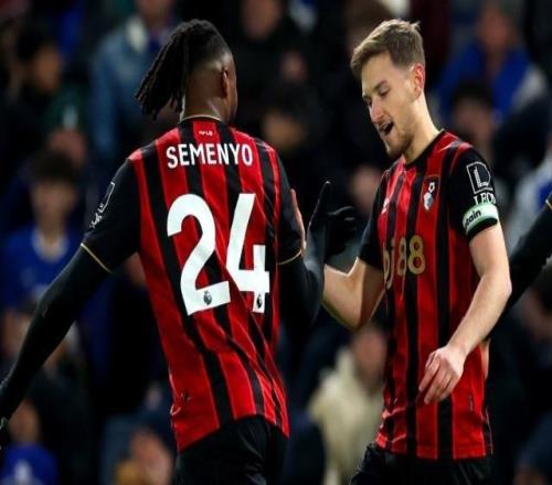 【英超】塞梅尼奥手榴弹双响，切尔西2比2伯恩茅斯