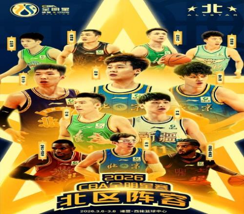 全明星完整版出炉！赵继伟榜上有名,张镇麟意外落选,首钢力压广东