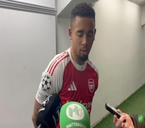 热苏斯：我感受到上帝一直在保护我枪手能竞争所有赛事冠军