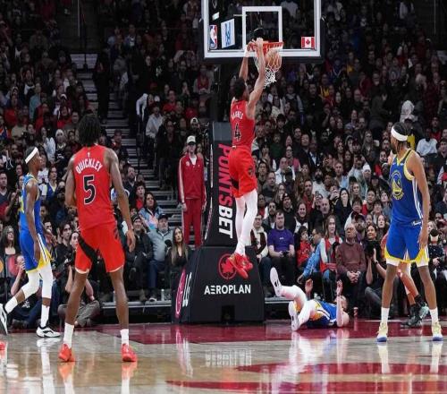 猛龙英格拉姆在斯科蒂巴恩斯砍25板三双后：全明星！全明星！