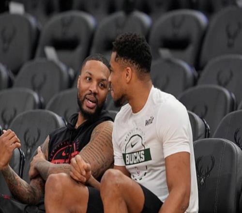 再度重聚利拉德正在积极推动扬尼斯加盟开拓者！