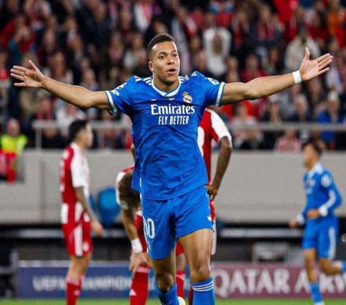 姆巴佩大四喜，5战狂轰9球破纪录，熊皇独造2球，皇马43拒绝爆冷