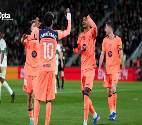 巴萨本赛季6人进球上双，五大联赛没有其他球队超过3人上双