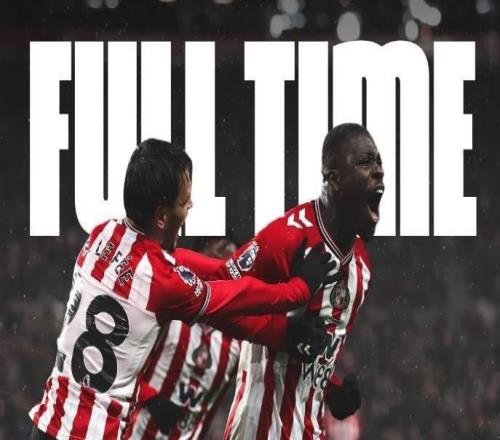 桑德兰本赛季联赛已6胜，追平上次踢英超时整个赛季胜场数