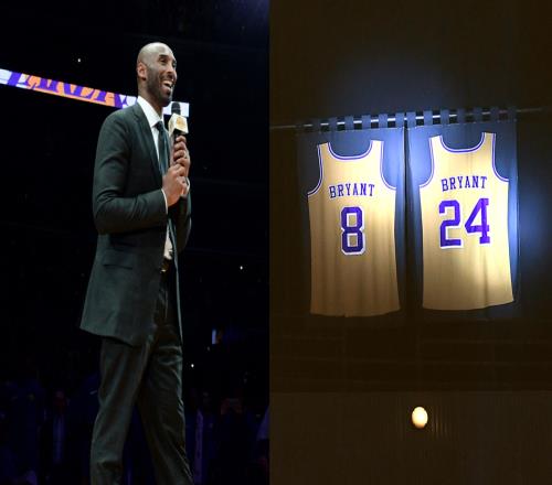 科比生涯4次换号码你知道为什么吗2次为超越乔丹，8号激励自己