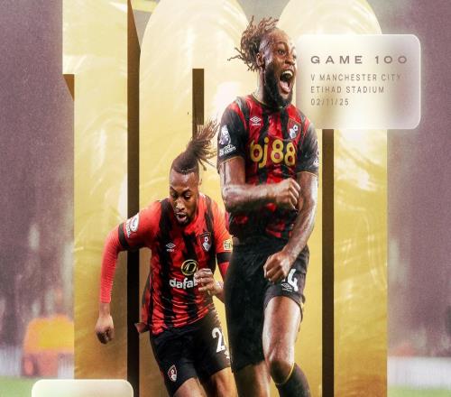 战曼城首发，塞门约、塔韦尼耶、塞内西迎樱桃生涯百场里程碑