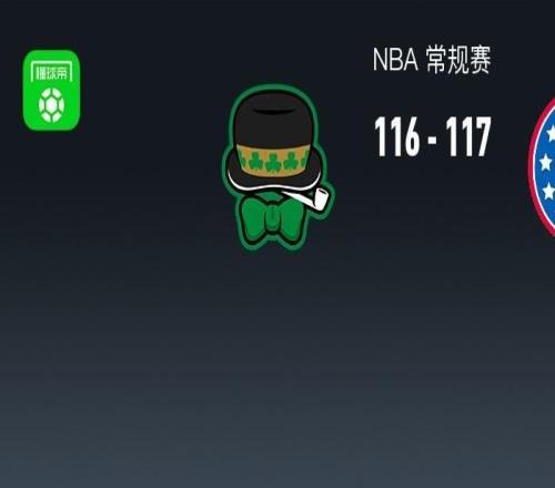 NBA战报：76人117116逆转险胜凯尔特人，马克西40+2+6
