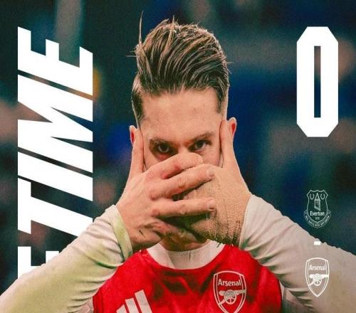 阿森纳近34场英超客场半场领先保持不败，上次输球是对埃弗顿