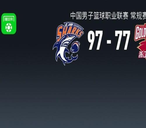 上海9777大胜浙江，李弘权18分，吴前15分，兰道夫27+5