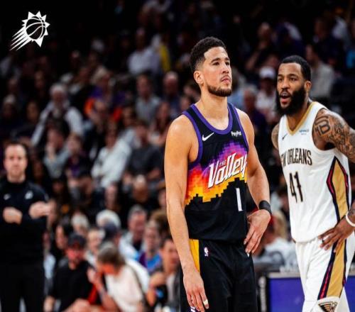 太阳赛季四杀横扫鹈鹕：布克32分单节狂轰18分锡安19+10