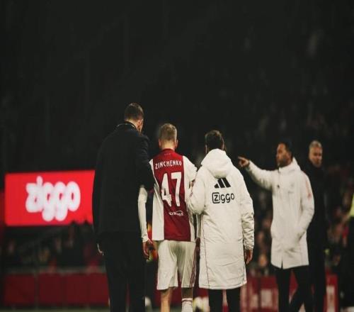 遭遇膝盖重伤后，津琴科社媒：很崩溃，我要向阿贾克斯道歉