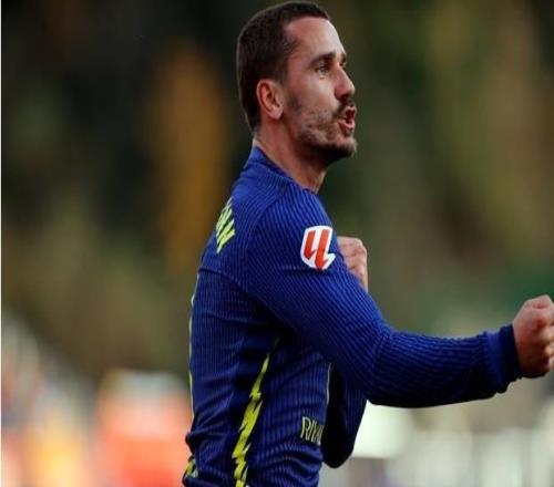 470场，格列兹曼追平科利亚尔并列马竞队史出场榜第5名