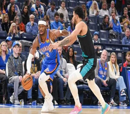 杨瀚森替补3+5！开拓者狂输雷霆29分亚历山大30+6