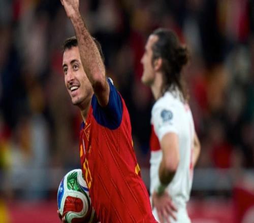 西班牙2025年队内射手榜：奥亚萨瓦尔9球第1，梅里诺8球第2