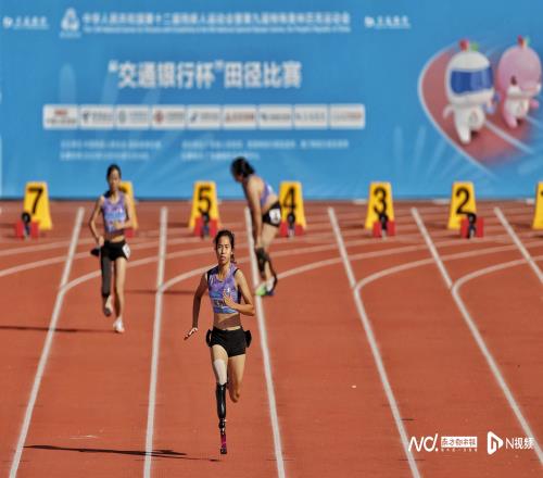 残特奥会田径项目开赛，广东选手蒋艳红夺得首金