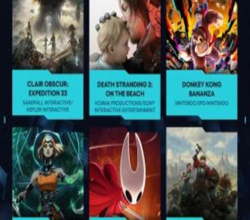 谁将夺魁TGA2025年度游戏提名提前泄露：《33号远征队》、《死亡搁浅2》进入提名名单