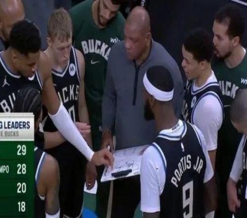 一图流牛！字母哥否决老里战术，自己画战术自己绝杀！