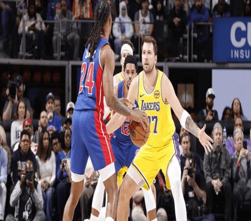 东契奇32分活塞终结湖人9连胜詹姆斯半场0分詹金斯30分