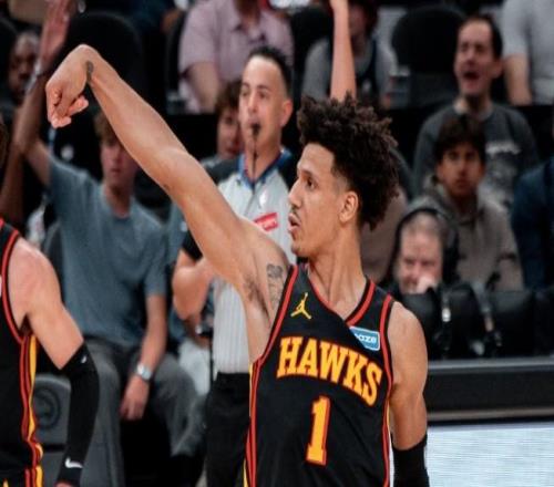 老鹰vs篮网前瞻：杰伦约翰逊对决波特，篮网恐难逃4连败