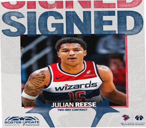 官宣：奇才和朱利安里斯签下了一份双向合同