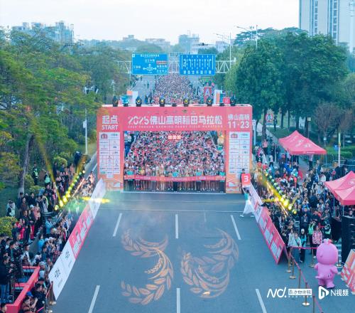 图集佛山高明：秋色漫赛道稻浪伴奔跑