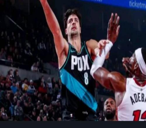 开拓者127110热火迎4连胜，杨瀚森未登场，阿夫迪亚20+7伤退