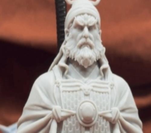 玩家3D打印手搓《黑神话钟馗》半身像：威猛霸气炯炯有神！