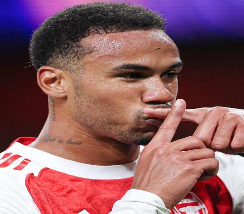 加布里埃尔为阿森纳已打入22球，位列同期五大联赛中卫进球最多