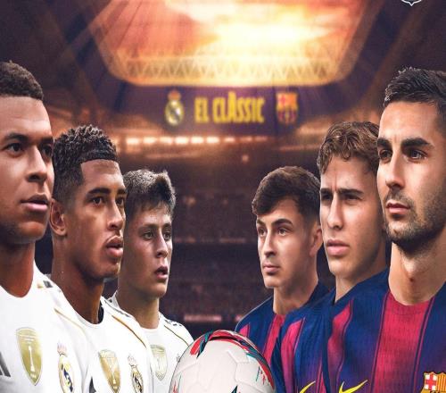 巴萨晒国家德比预热海报：费兰、费尔明和佩德里出镜