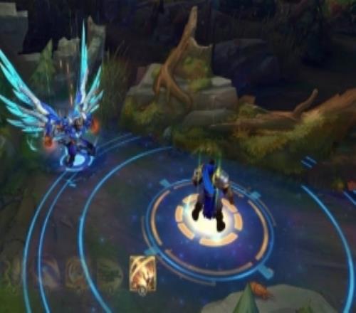 神盾机甲加里奥皮肤展示：大招启动时机甲锁定落点多层机械羽翼