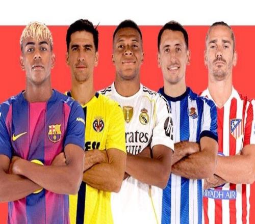 西甲11月最佳球员候选：姆巴佩、亚马尔、格列兹曼在列