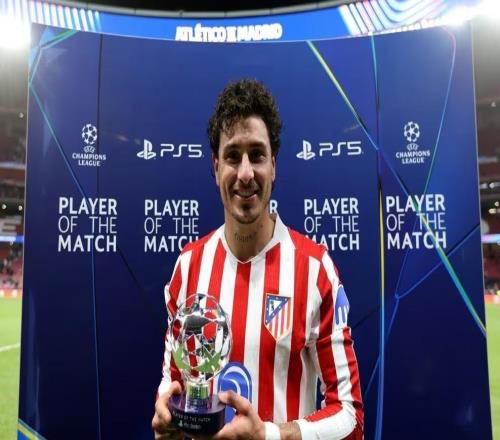 第93分钟绝杀，希门尼斯当选马竞vs国米全场最佳球员