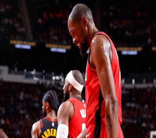 三节打卡正负值+25！杜兰特怒吼挥手太霸气火箭终结老鹰11连胜