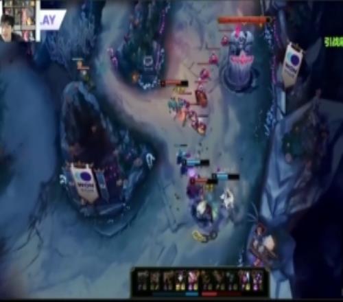 KeSpa杯决赛：顶级操作！Keria牛头闪现回旋顶线杀Gumayusi烬