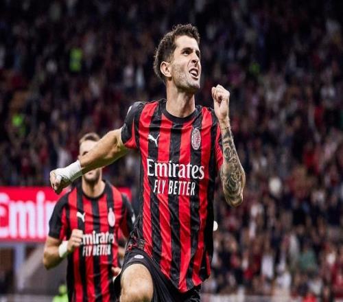 又是普利西奇！半场压哨破门，轰赛季第10球，拉比奥头球助攻