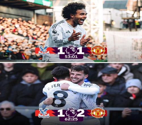 逆转水晶宫，曼联本赛季英超首次在落后情况下取胜