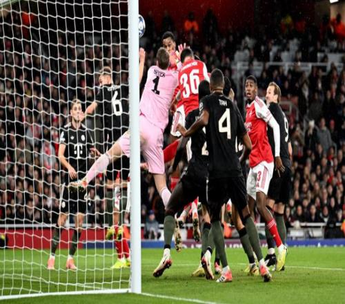 随着阿森纳31拜仁皇马43利物浦14欧冠最新积分榜：榜首易主